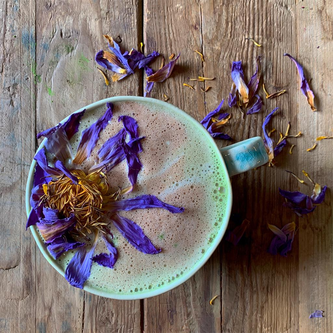 Blue Lotus Flowers . Blossoms Of Intuition