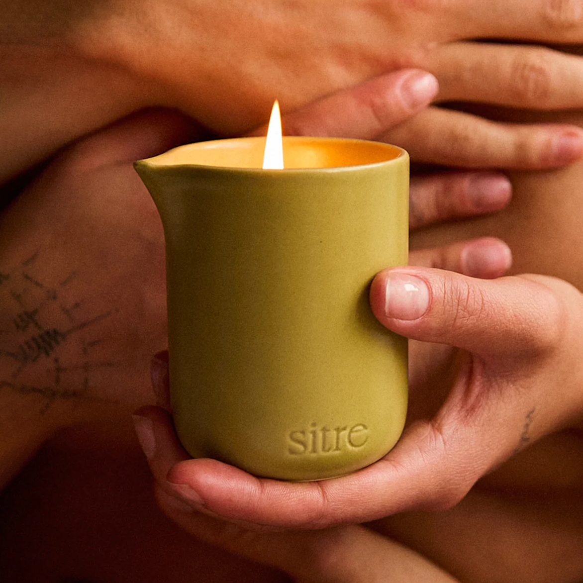 Night Touch . Massage Candle