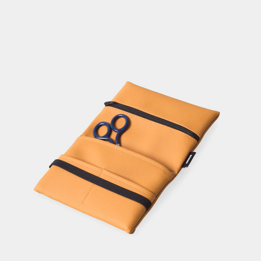 Vegan Leather Pouch . Honey