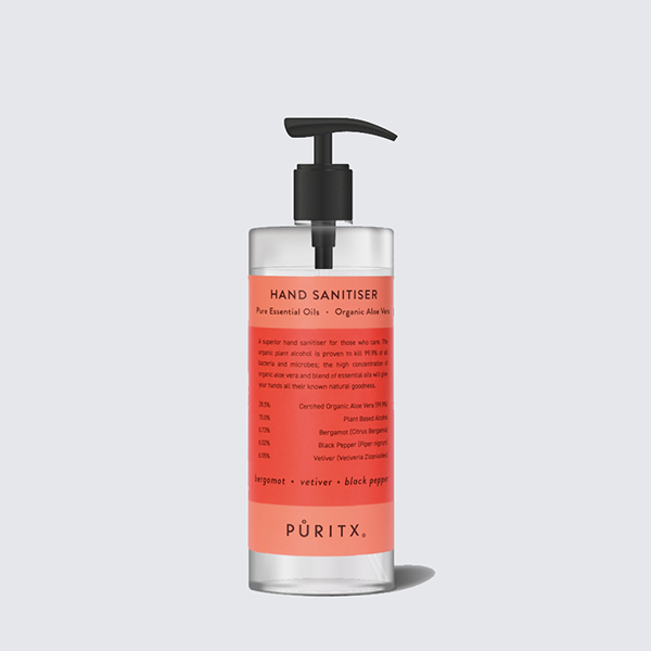 Hand Sanitiser 250ml _ Bergamot, Vetiver, Black Pepper