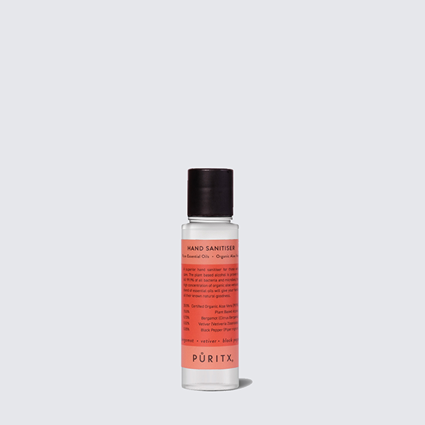 Hand Sanitiser 60ml _ Bergamot, Vetiver, Black Pepper