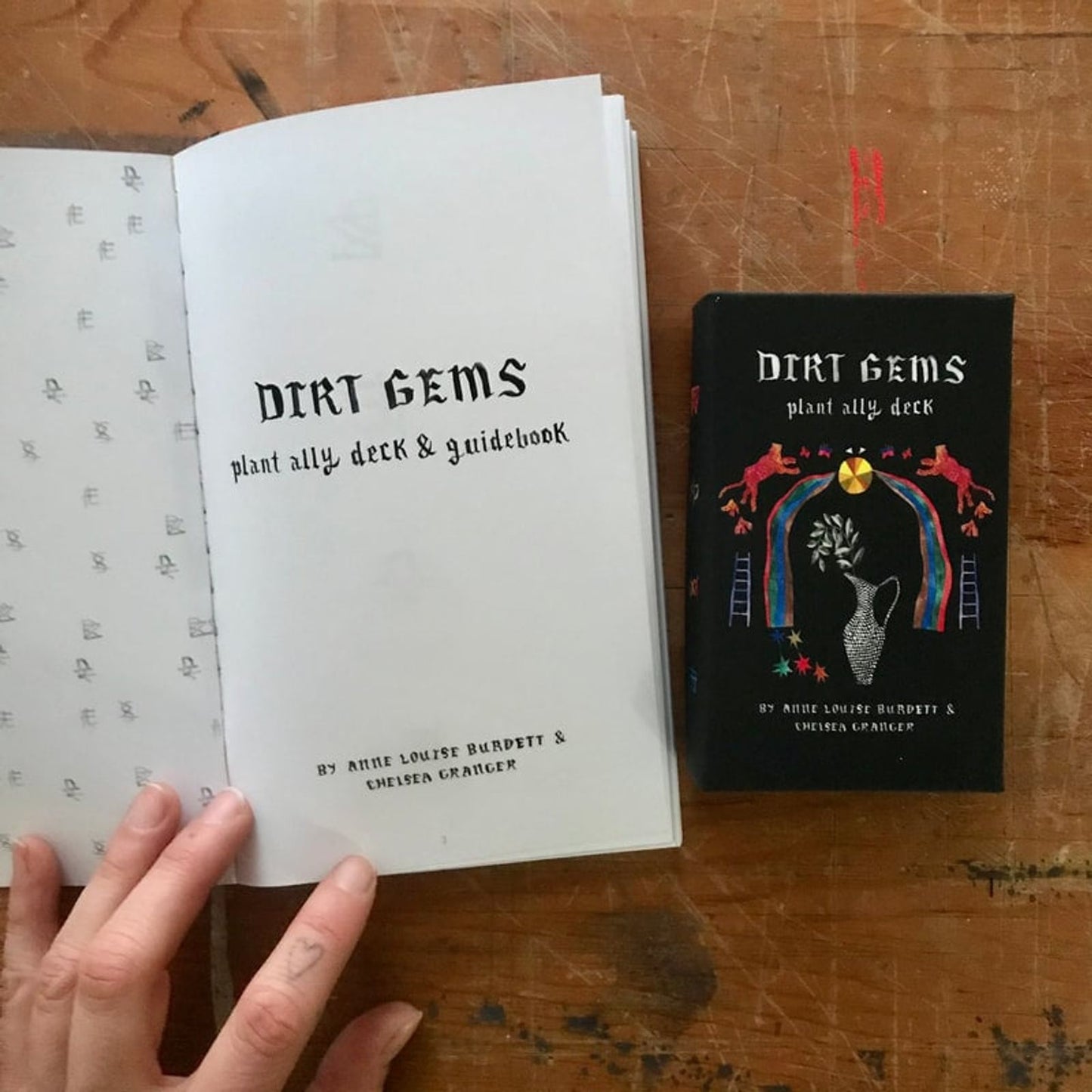The Dirt Gems _ author's edition Oracle Deck & Guidebook