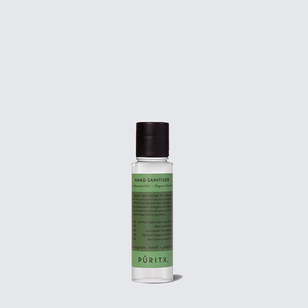 Hand Sanitiser 60ml _ Lemongrass, Basil, Patchouli