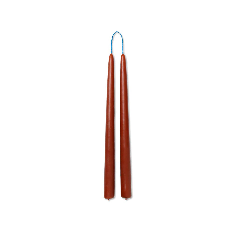 Set of 2 Dipped Candles _ Rust, Blush or Brown