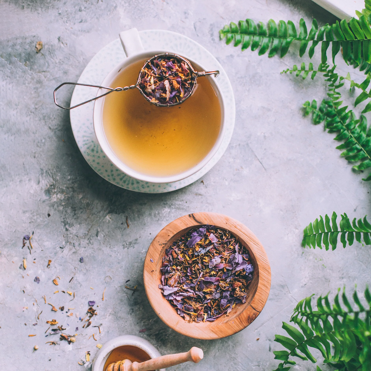 Small Woven Brass Tea Strainer