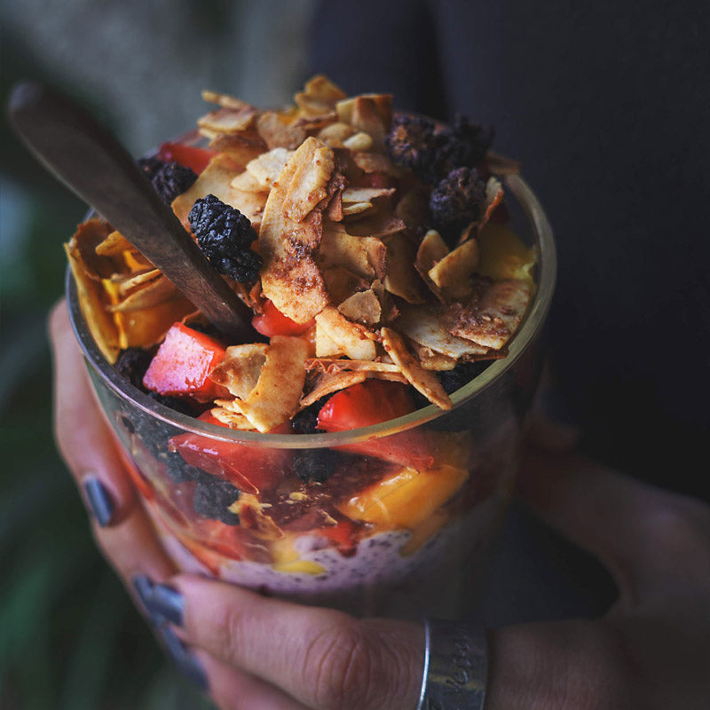 Organic Coconut Chips with Salted Caramel