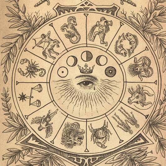 Horoscopy: Zodiac Postcard