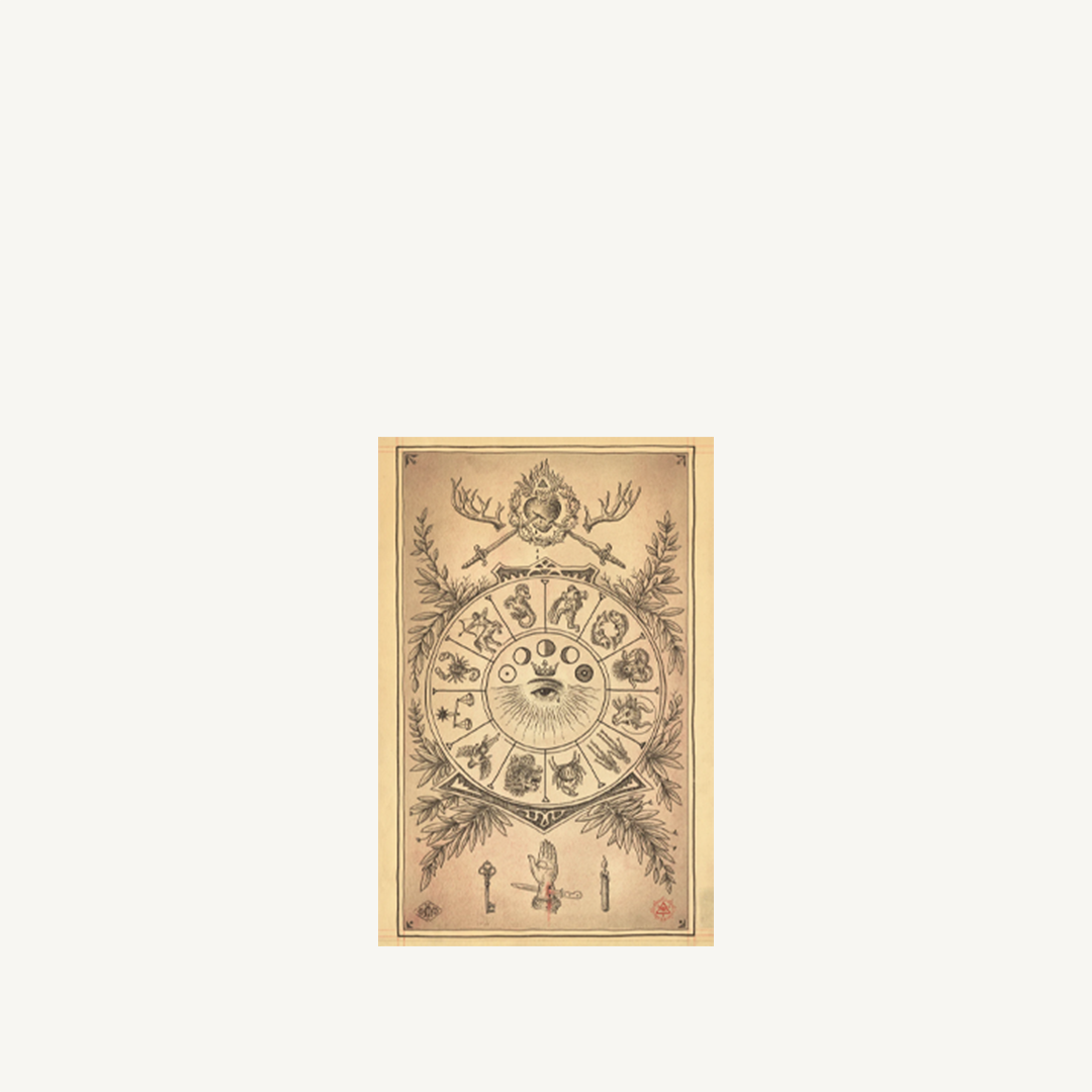 Horoscopy: Zodiac Postcard
