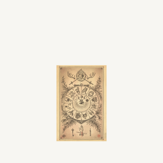 Horoscopy: Zodiac Postcard