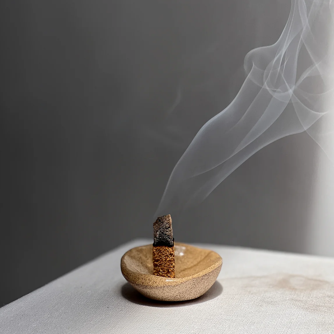 Elbow Smudge Pot & Palo Santo Box SET