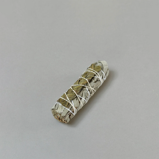 White Sage & Sweet Grass Smudge Stick