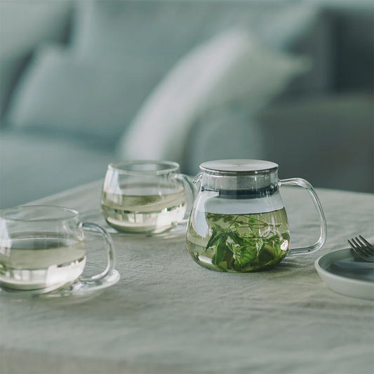 Unitea One Touch Teapot 460ml . Clear