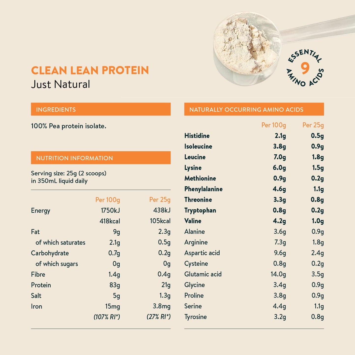 Clean Green Protein Just Natural