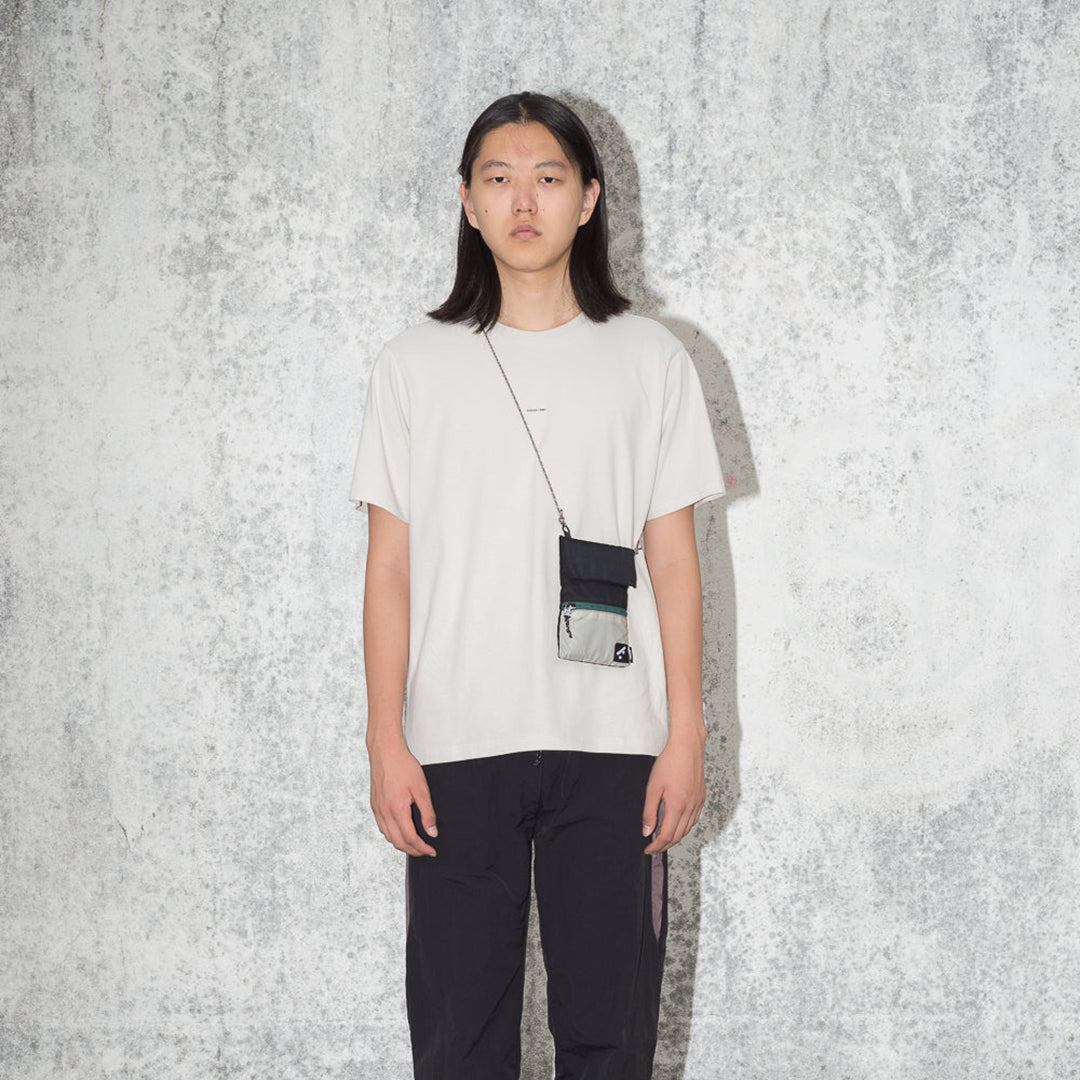 Recycled Phone Bag . Black