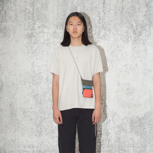 Recycled Phone Bag . Bottle Green