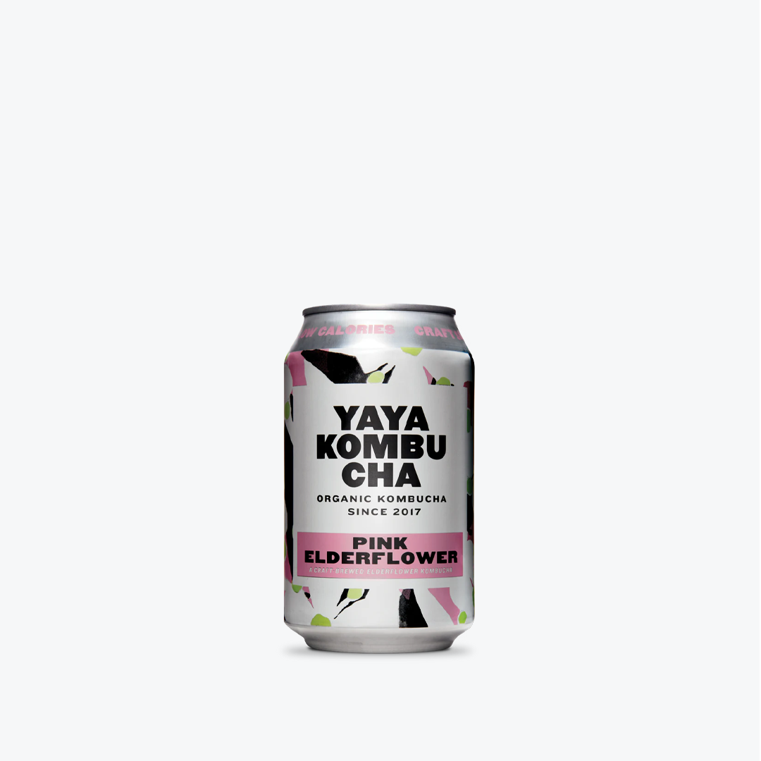 Pink Elderflower Kombucha