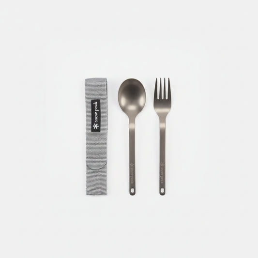 Titanium Fork & Spoon Set