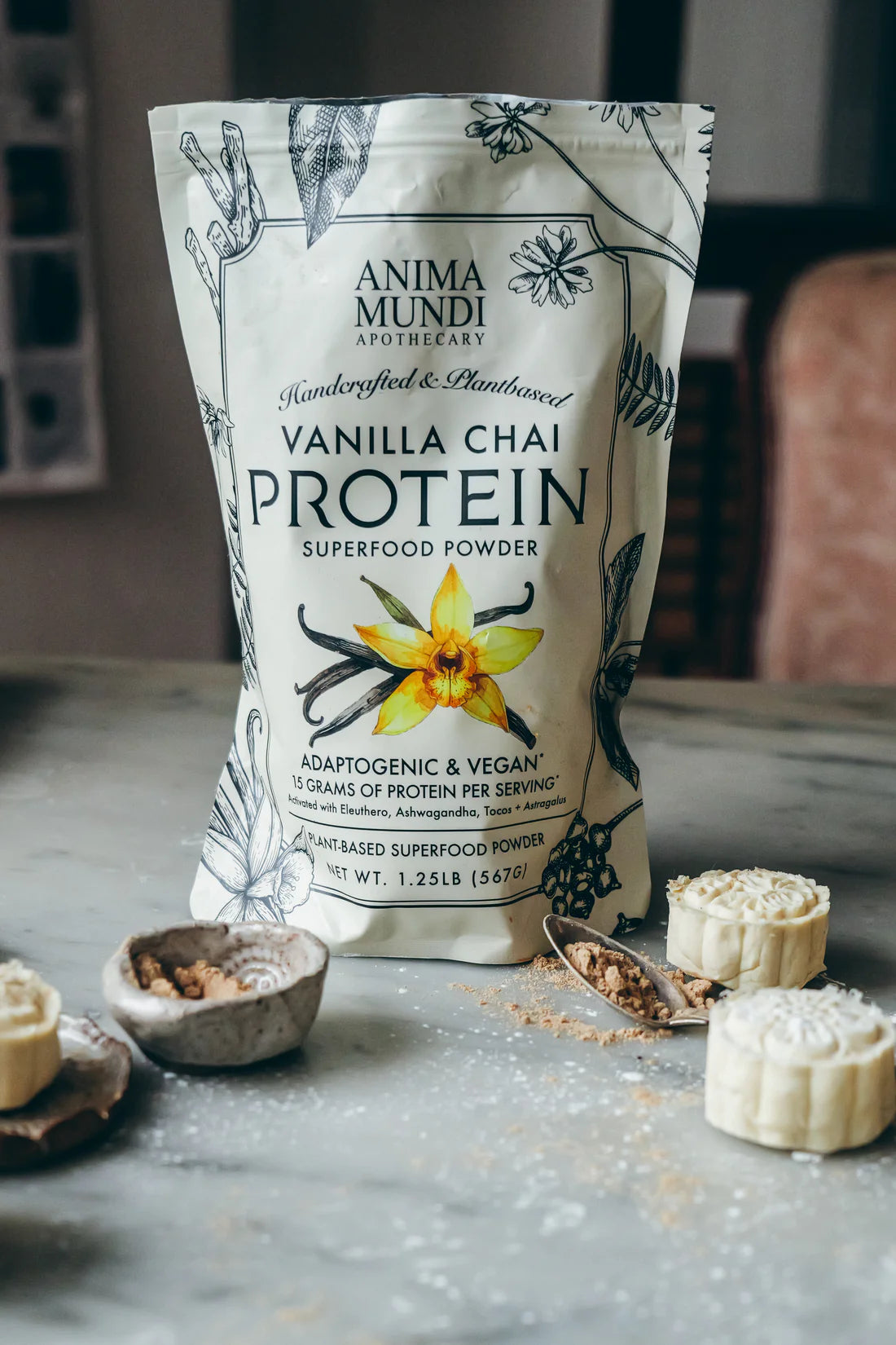 Vanilla Chai Protein . Adaptogenic Superfood Powder