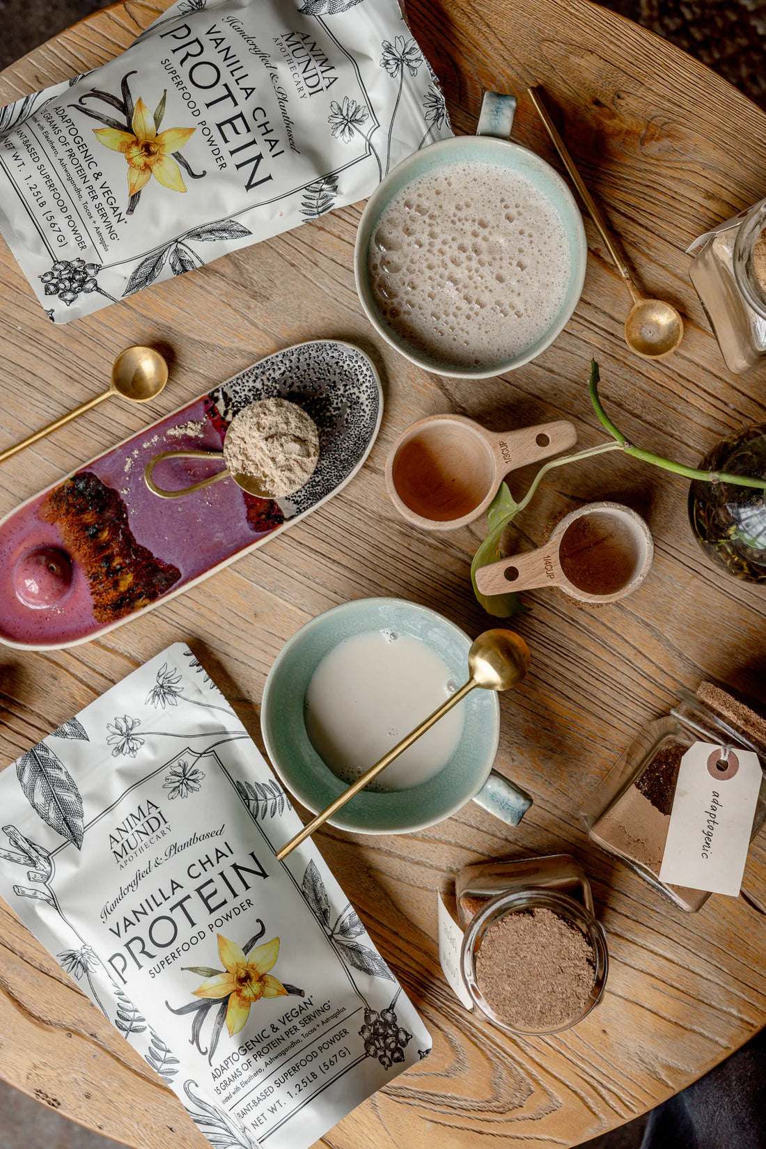 Vanilla Chai Protein . Adaptogenic Superfood Powder