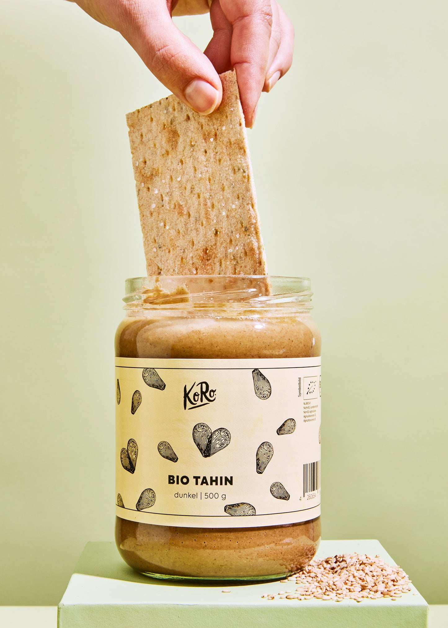 Dunkles Bio-Tahini