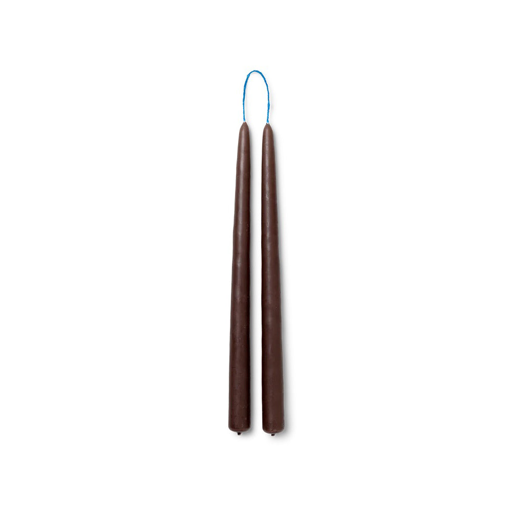 Set of 2 Dipped Candles _ Rust, Blush or Brown