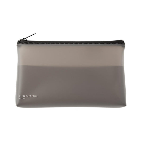 Clear Soft Pouch _ Black