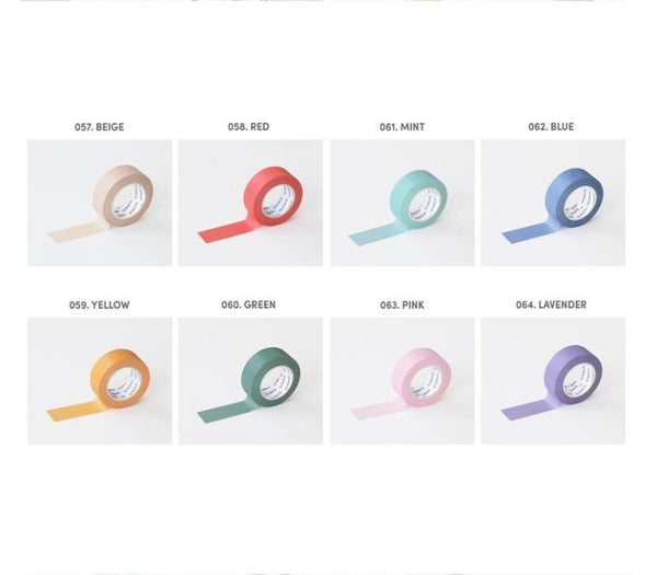 Iconic Masking Tape set of 8 _ Solid Colors