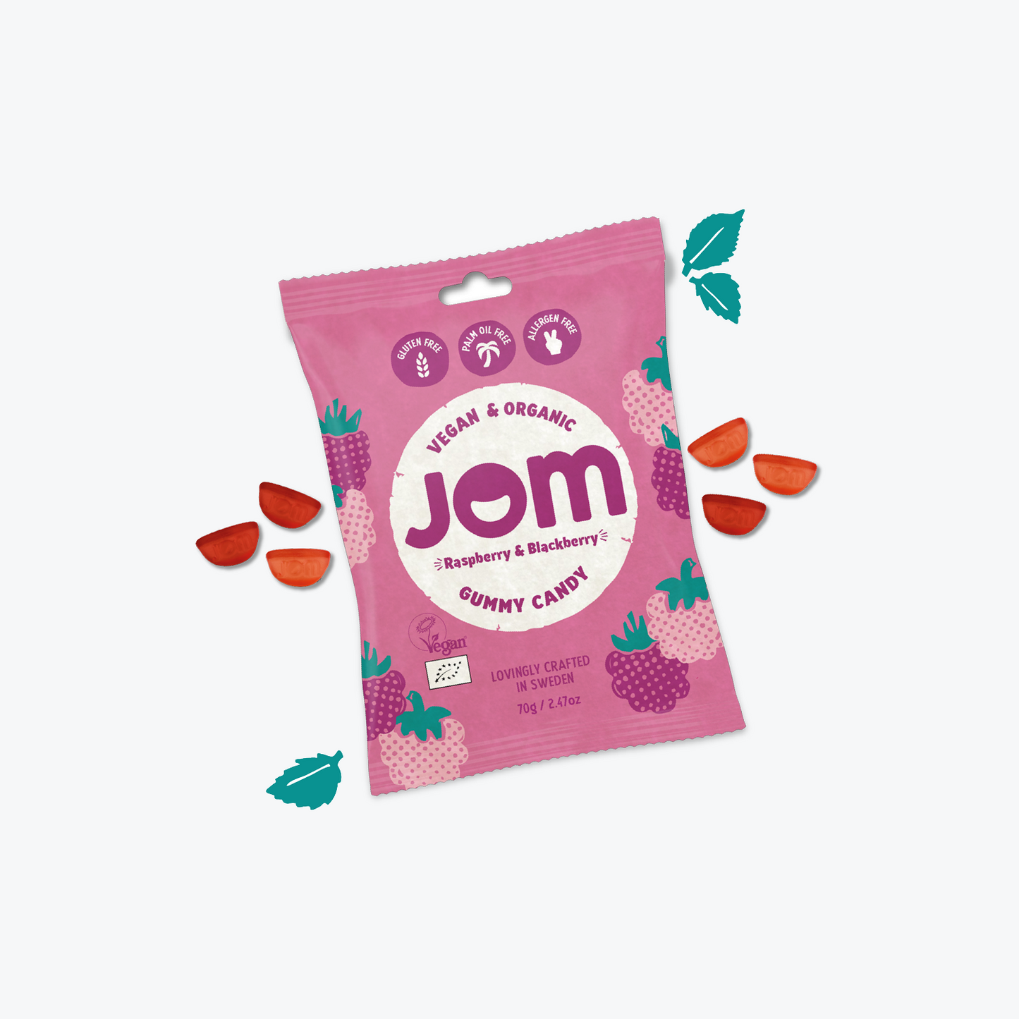 JOM Gummies _ Raspberry & blackberry